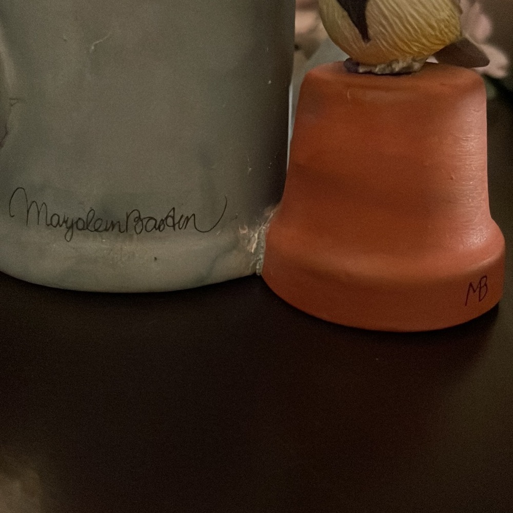 Marjolein Bastin Hallmark Nature’s Sketchbook Votive Holder Blue and Terracotta - Picture 3 of 7